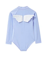 Roarsome Baby Girls Sparkle Swim Suit