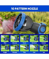 Silvel Garden Hose 200FT, Silvel 5/8 Inch Heavy Duty Garden Hose, 630PSI Leak-Proof Water Hose, for Garden, Rv, Pet