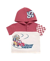 Cars Baby Boys Disney Winnie the Pooh Pullover Hoodie and French Terry Shorts