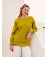 Celtic & Co. Women's Geelong Slash Neck Sweater