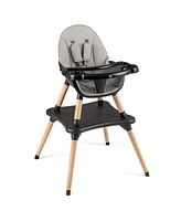 Costway Toddler 6 1 High Chair Convertible Highchair with 5-Point Harness