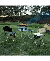 Naturehike FT08 Portable Camping Table, Ultralight Aluminum Folding Beach Table with Carry Bag for Outdoor Cooking, Picnic, Camp, Boat, Travel