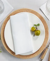 Saro Lifestyle Pure Linen Tea Napkins, 6" x 6"