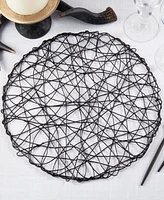 Saro Lifestyle Intricate Wire Placemats, 15" Round