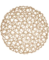Saro Lifestyle Wire Duo Placemats, 15" Round