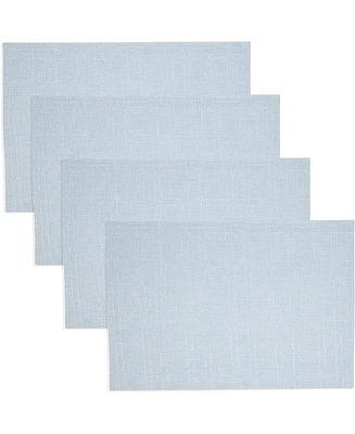 Saro Lifestyle Classic Stitched Plaid Placemats, 13" x 19"