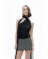 Nocturne Women's Low Waist Mini Skort
