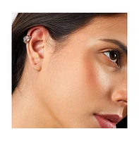 Sohi Women's Gold Plated Cartilage Cuff Earrings