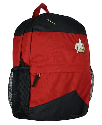 Star Trek Backpack The Next Generation Tng Enterprise Picard Uniform Fleet Badge Laptop Bag