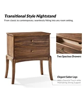 Soph 28"Tall 2-Drawer Nightstand
