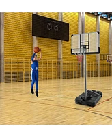 Basketball Hoop with Adjustable Height and Backboard
