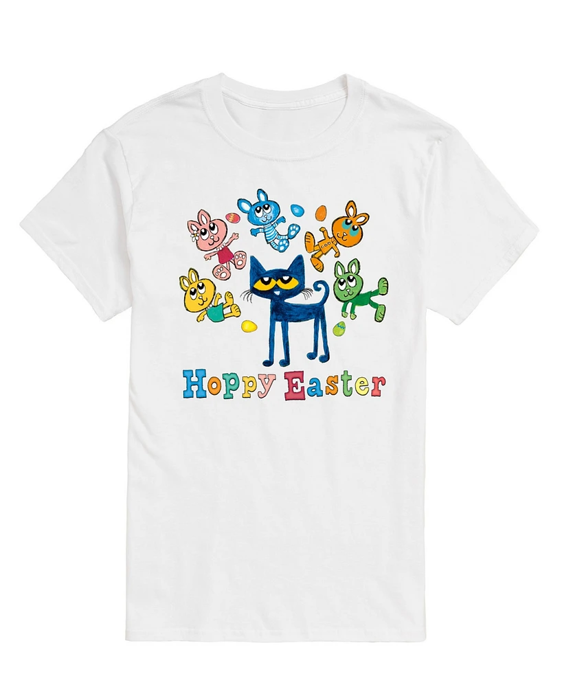 Airwaves Men's Pete the Cat Hoppy Easter Short Sleeve T-Shirt