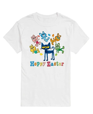 Airwaves Men's Pete the Cat Hoppy Easter Short Sleeve T-Shirt