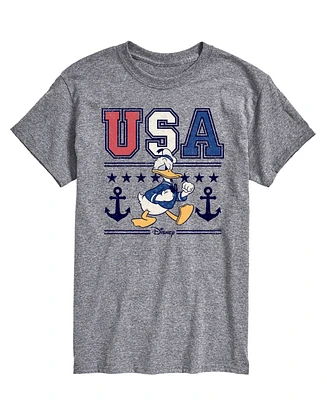 Airwaves Men's Disney Donald Duck Usa Short Sleeve T-Shirt