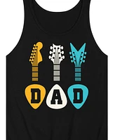 Airwaves Men's Father's Day Dad Guitar Sleeveless Tank Top