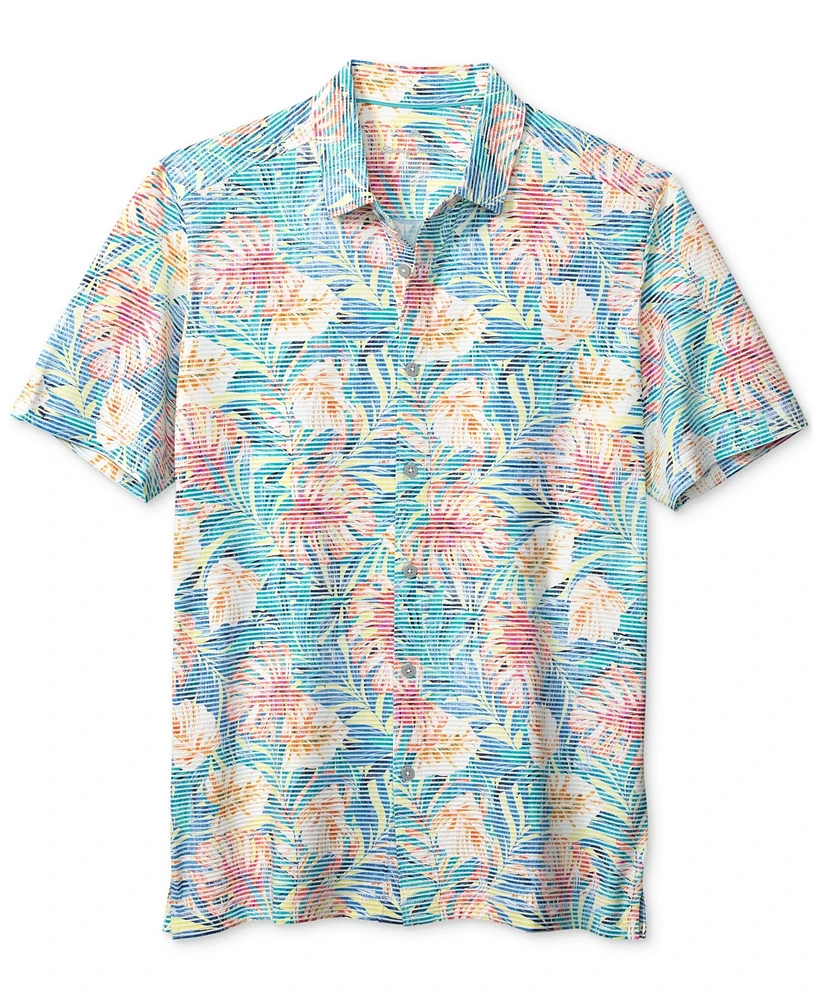 Tommy Bahama Men's Costa Wave Positano Palms Short Sleeve Shirt