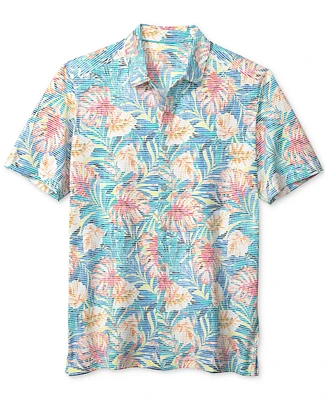 Tommy Bahama Men's Costa Wave Positano Palms Short Sleeve Shirt