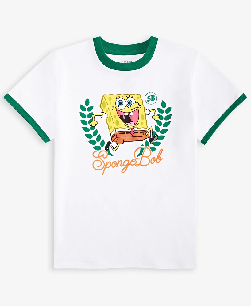 Epic Threads Little & Big Boys Spongebob Ringer T-Shirt, Exclusively at Macy's