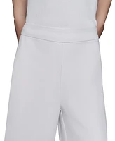 Karl Lagerfeld Paris Petite Mid-Rise Cutout-Flower Pants
