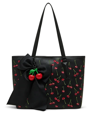 Betsey Johnson Cherry Best Medium Tote Bag