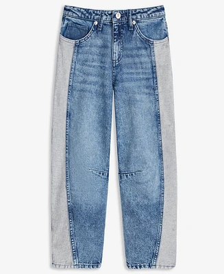 Epic Threads Little & Big Girls Indigo Coco Barrel Jeans, Exclusively at Macy's
