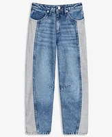 Epic Threads Little & Big Girls Indigo Coco Barrel Jeans, Exclusively at Macy's