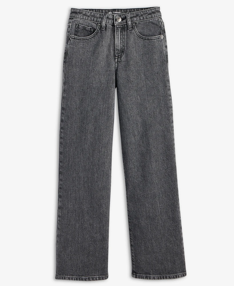 Epic Threads Little & Big Girls Lulu Wide-Leg Jeans, Exclusively at Macy's