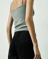 Mango Women's Low Waist Wide Leg Jeans