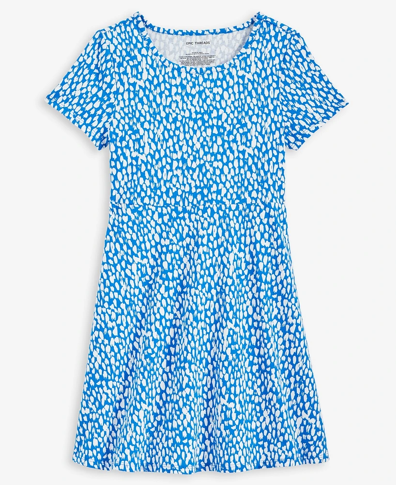 Epic Threads Little & Big Girls Dot-Print Skater Dress, Exclusively at Macy's