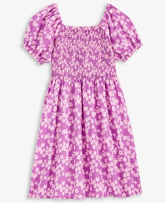Epic Threads Little & Big Girls Ditsy Floral-Print Smocked Dress, Exclusively at Macy's
