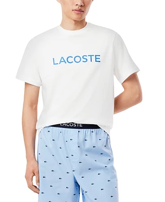 Lacoste Men's Crewneck Logo Pajama T-Shirt