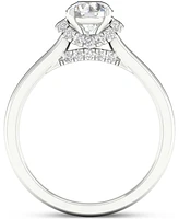 Diamond Engagement Ring (7/8 ct. t.w.) in 14k White Gold