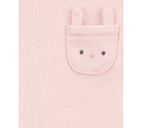 Carter's Baby Girls Cotton Bodysuits, 5 Pack