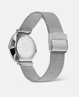 Daniel Wellington Women's Analog Silver-Tone Stainless Steel Watch, 32mm