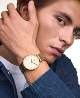 Daniel Wellington Unisex Analog Gold-Tone Stainless Steel Watch, 40mm