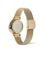 Daniel Wellington Unisex Analog Gold-Tone Stainless Steel Watch, 32mm