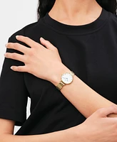Daniel Wellington Unisex Analog Gold-Tone Stainless Steel Watch, 28mm
