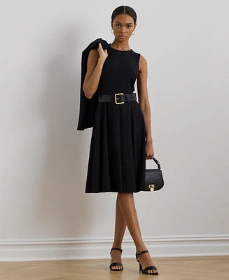 Lauren Ralph Women's Ponte Fit-and-Flare Dress