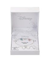 Disney Cubic Zirconia Lilo and Stitch Love Angel Bolo Bracelet