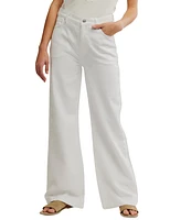 Free People Women's Stride High Rise Wide-Leg Jeans
