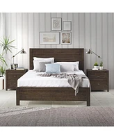 Solid Wood Bed Frame – Sturdy Platform with Slatted Base