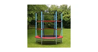 Trampoline for Kids with Safety Enclosure and Padding – Outdoor Jumping Fun Combo