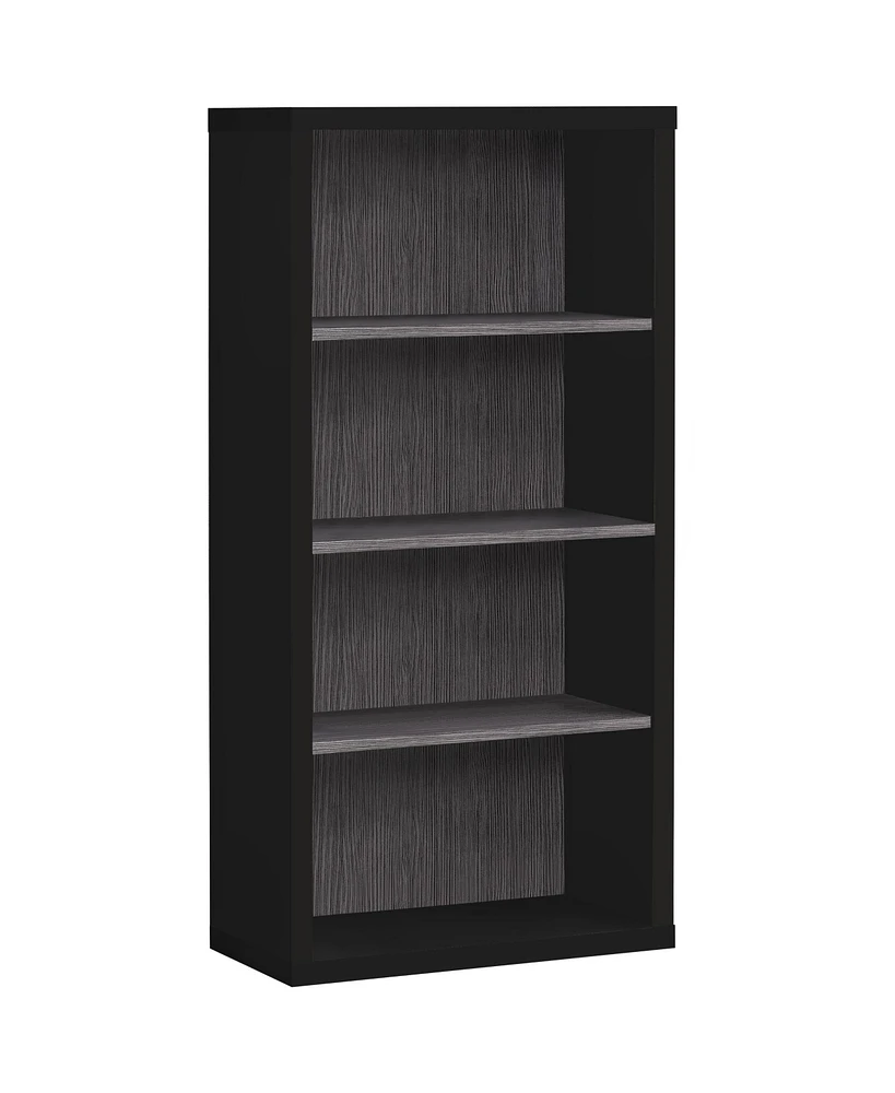 Wood Bookshelf – Classic 5-Tier Bookcase for Living Room or Home Office
