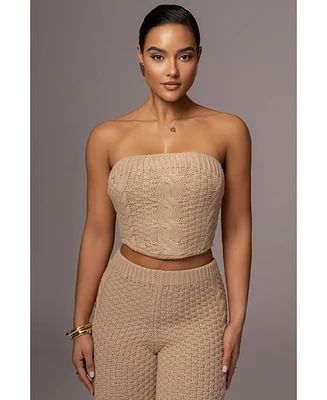 Jluxlabel Women's Carmela Cable Knit Top