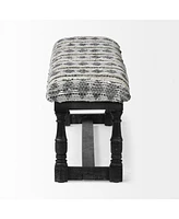Upholstered Faux Leather Bench for Entryway Bedroom or Living Room