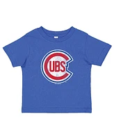 Soft As A Grape Toddler 2-Pack Royal/Heather Gray Chicago Cubs Cooperstown Collection T-Shirt Set