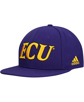 Adidas Men's Purple Ecu Pirates on Field Fitted Hat