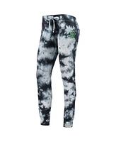 5th & Ocean Women's by New Era Black Austin Fc Tie-Dye Pants