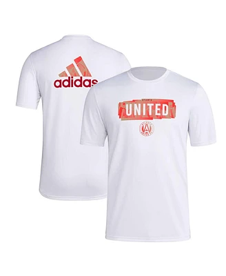 Adidas Men's White Atlanta United Fc Local Pop Aeroready T-Shirt