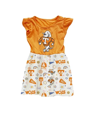 Wes & Willy Toddler Tennessee Orange Volunteers Vault Princess Dress